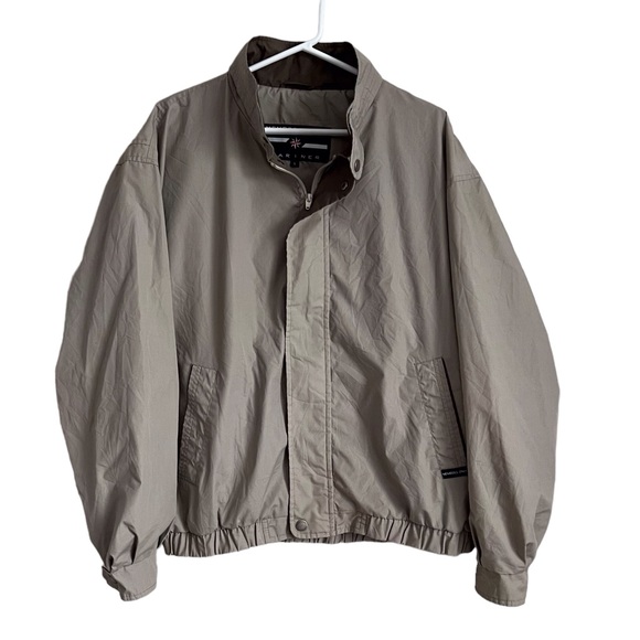 Members Only Other - Members Only Vintage Mariner Tan Bomber Jacket Windbreaker Men’s Large